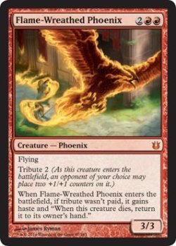 画像1: 炎輪のフェニックス/Flame-Wreathed Phoenix 【英語版】 [BNG-赤MR]