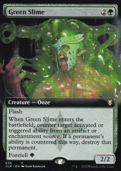 画像1: グリーン・スライム/Green Slime (拡張アート版) 【英語版】 [CLB-緑R]