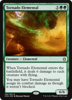 画像1: 大竜巻の精霊/Tornado Elemental 【英語版】 [CMA-緑R]