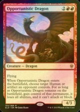 [FOIL] 日和見ドラゴン/Opportunistic Dragon 【英語版】 [ELD-赤R]