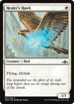 画像1: 癒し手の鷹/Healer's Hawk 【英語版】 [GRN-白C]