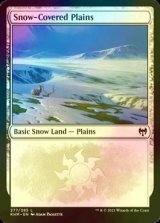 [FOIL] 冠雪の平地/Snow-Covered Plains No.277 【英語版】 [KHM-土地C]