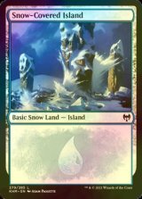 [FOIL] 冠雪の島/Snow-Covered Island No.279 【英語版】 [KHM-土地C]