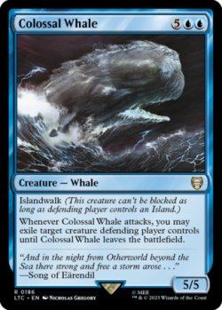 画像1: 壮大な鯨/Colossal Whale 【英語版】 [LTC-青R]