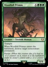 森滅ぼしの最長老/Woodfall Primus 【英語版】 [LTC-緑R]