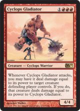 サイクロプスの剣闘士/Cyclops Gladiator 【英語版】 [M11-赤R]《状態:NM》