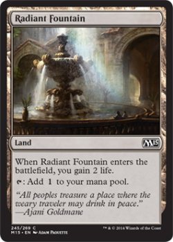 画像1: 光輝の泉/Radiant Fountain 【英語版】 [M15-土地C]