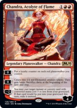 炎の侍祭、チャンドラ/Chandra, Acolyte of Flame 【英語版】 [M20-赤R]《状態:NM》