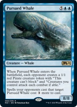 画像1: 追われる鯨/Pursued Whale 【英語版】 [M21-青R]