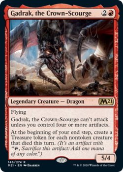 画像1: 冠滅ぼしのガドラク/Gadrak, the Crown-Scourge 【英語版】 [M21-赤R]