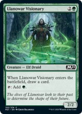 ラノワールの幻想家/Llanowar Visionary 【英語版】 [M21-緑C]