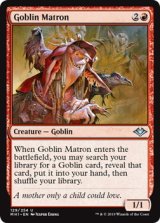 ゴブリンの女看守/Goblin Matron 【英語版】 [MH1-赤U]