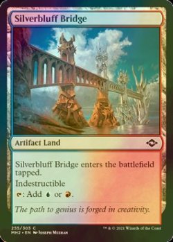 画像1: [FOIL] 銀色険の橋/Silverbluff Bridge 【英語版】 [MH2-土地C]