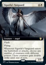 シガルダの先兵/Sigarda's Vanguard (拡張アート版) 【英語版】 [MIC-白R]