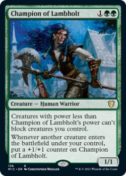 画像1: ラムホルトの勇者/Champion of Lambholt 【英語版】 [MIC-緑R]