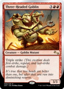 画像1: Three-Headed Goblin 【英語版】 [UST-赤R]