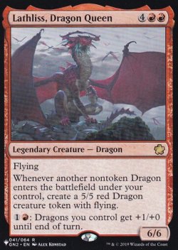 画像1: ドラゴンの女王、ラスリス/Lathliss, Dragon Queen 【英語版】 [GN2-赤List]