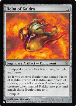 画像1: カルドラの兜/Helm of Kaldra 【英語版】 [5DN-灰List]