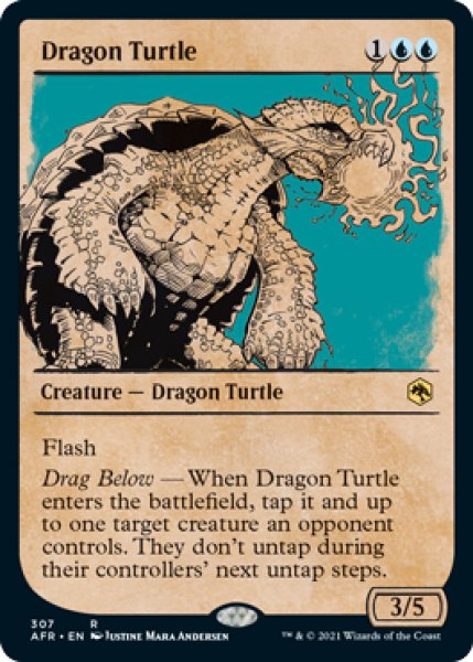 画像1: 竜亀/Dragon Turtle (ショーケース版) 【英語版】 [AFR-青R] (1)