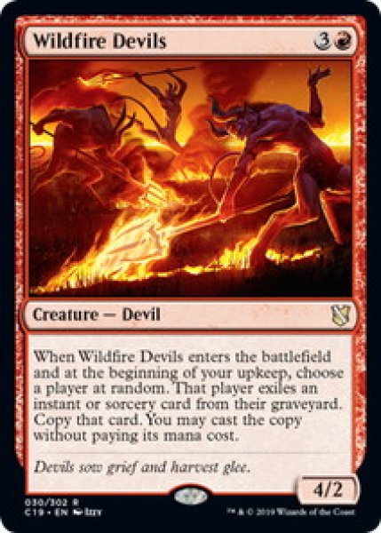 画像1: 野火の悪魔/Wildfire Devils 【英語版】 [C19-赤R] (1)