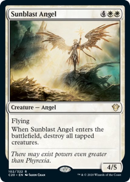 画像1: 太陽破の天使/Sunblast Angel 【英語版】 [C20-白R] (1)