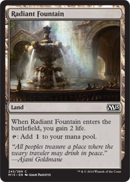 画像1: 光輝の泉/Radiant Fountain 【英語版】 [M15-土地C] (1)