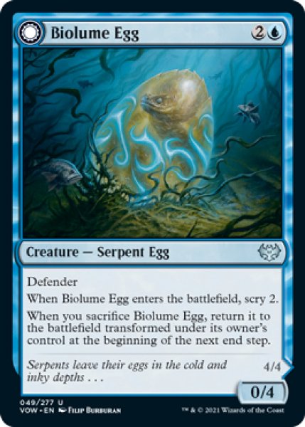 画像1: 生物光の卵/Biolume Egg 【英語版】 [VOW-青U] (1)