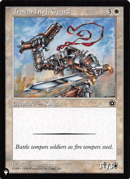 トローキンの上級近衛兵 Trokin High Guard 英語版 P02 白list テーブルトップ